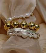 Gold finished bracelet for women