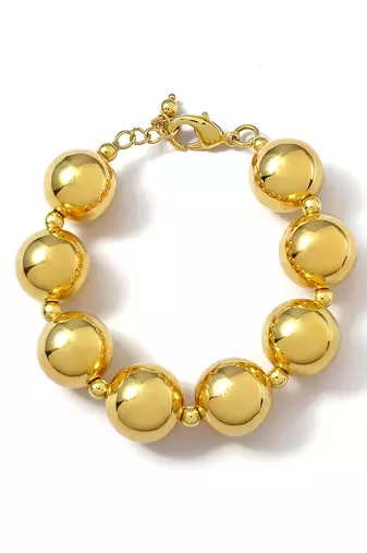 Gold finished bracelet for women