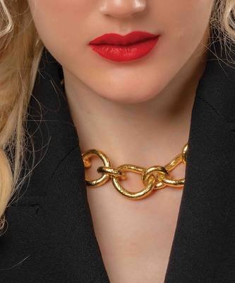 Gold finished heirloom necklace 1