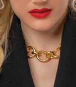 Gold finished heirloom necklace