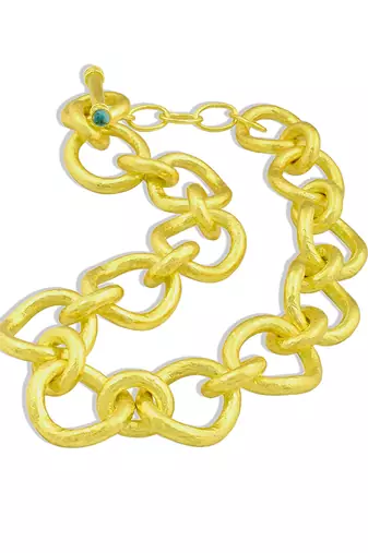 Gold finished heirloom necklace