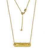 Gold finished necklace for women