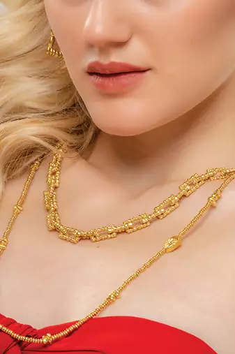 Riverbend link necklace