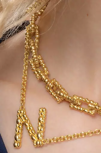 Riverbend link necklace