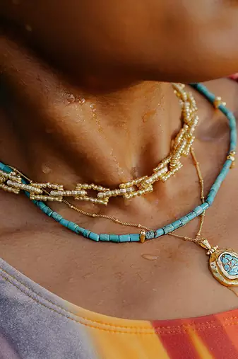 Riverbend link necklace