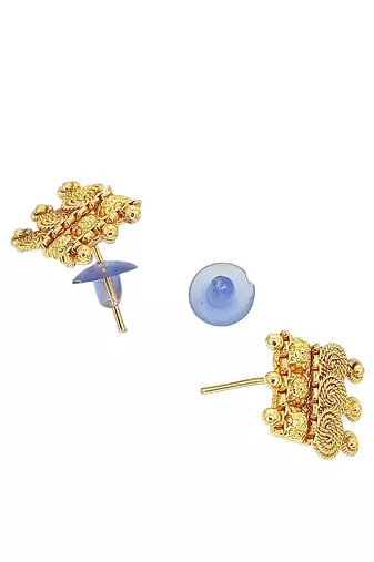Gold plated south indian necklace set