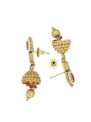 Gold plated meenakari necklace set 5