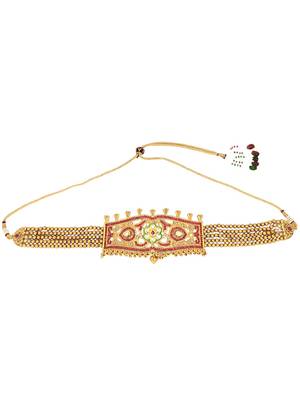 Gold plated tevta necklace set 3