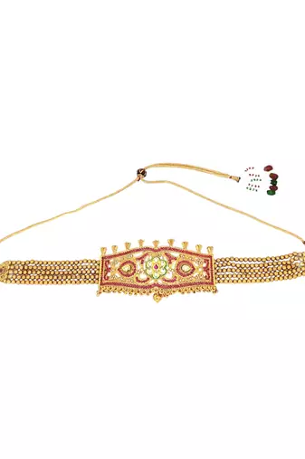 Gold plated tevta necklace set