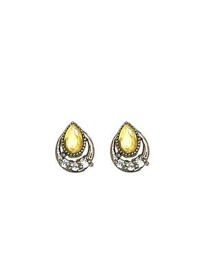 Silver oxidised multicolor stone necklace set 4