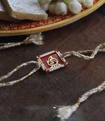 Fearless beaded rakhi with roli chawal