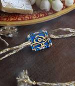Free spirited beaded rakhi with roli chawal