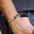 Green pearl rakhi with roli chawal
