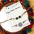 Green pearl rakhi with roli chawal