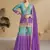 Sea green & lavender embroidery & sequence work chinon Sharara( full stitched free size )