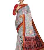 Multicolor ikkat patola silk saree