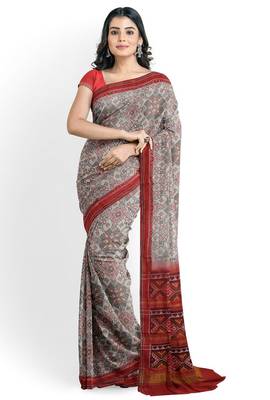Multicolor ikkat patola silk saree 1