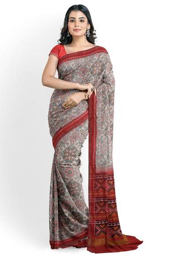 Multicolor ikkat patola silk saree