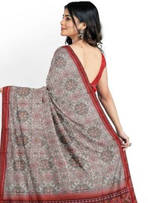 Multicolor ikkat patola silk saree 2
