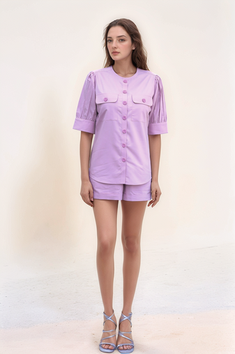 Pink safari shirt