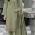Light sea green faux georgette embroidered semi stitched salwar suit
