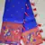 Royal Blue Paithani silk blend Zari Weaving Saree