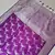 Purple Paithani silk blend Zari Weaving Saree