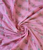 Light Pink Paithani silk blend Zari Weaving Saree