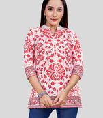 Saree swarg crepe printed short kurti