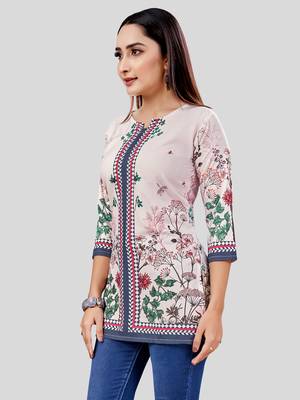  crepe printed short kurti 3