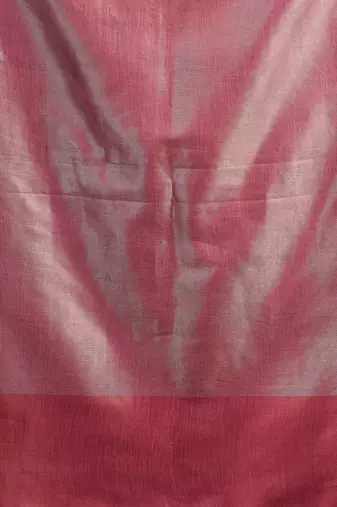 Magenta tissue silk saree with weave border and blouse