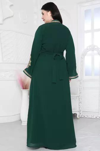 Embroidered Arabic Style Kaftan For Women