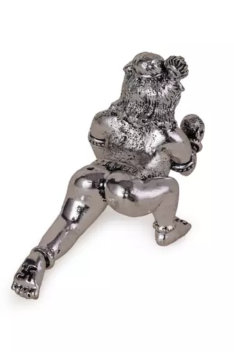 lord krishna silver gold plated idol/murti home and office decorative gifting