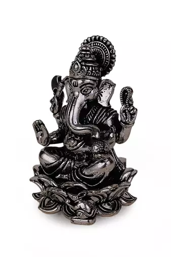 lord ganesha silver gold plated idol/murti home and office decorative gifting