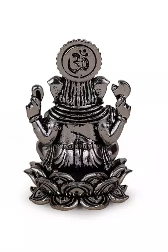 lord ganesha silver gold plated idol/murti home and office decorative gifting