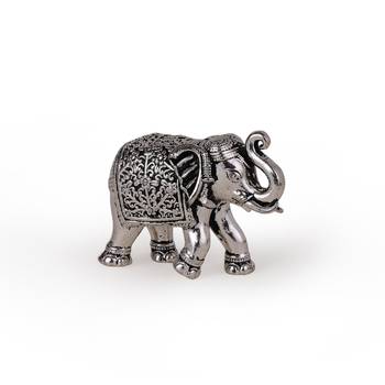 elephant silver gold plated idol/murti home and office decorative gifting 3