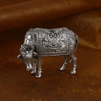 elephant silver gold plated idol/murti home and office decorative gifting 1