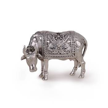 elephant silver gold plated idol/murti home and office decorative gifting 2