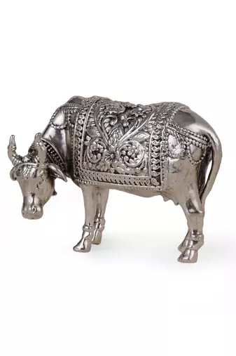 elephant silver gold plated idol/murti home and office decorative gifting