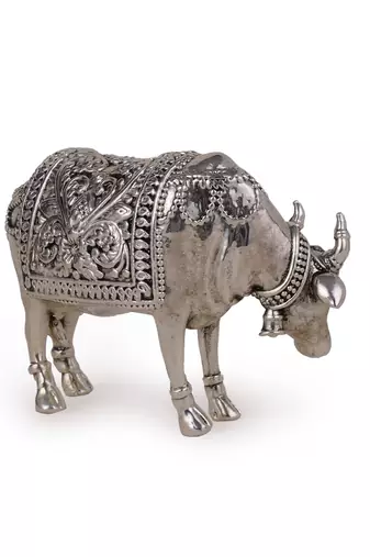 elephant silver gold plated idol/murti home and office decorative gifting