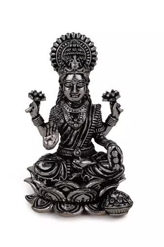 devi laxmi silver gold plated idol/murti home and office decorative gifting