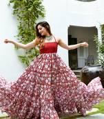 Emily hand block cotton dress