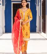 Kriti-hand-block-straight-suit-set-with-gota-work