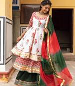 Mannat-hand-block-anarkali-suit-set