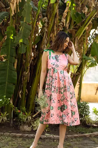 Ruhi-pink-satin-floral-dress