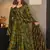 Green printed maslin   palazzo