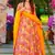 Multicolor printed rayon anarkali suits