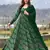 Green digital print rayon anarkali suits