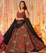 Multicolor digital print rayon anarkali suits