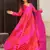 Red pink digital print rayon anarkali suits